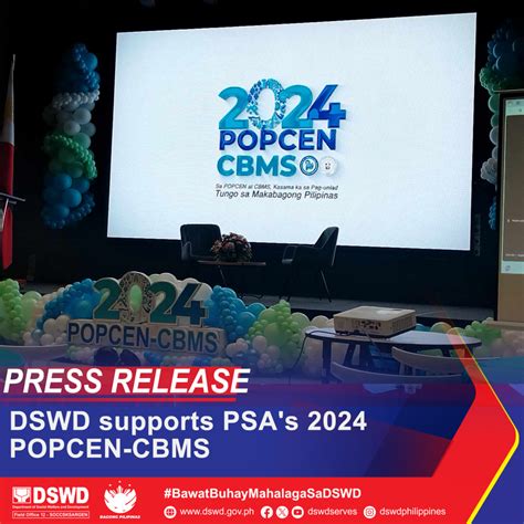popcen.psa.gov.ph open now|PSA XII conducts Press Launch for the 2024 POPCEN.